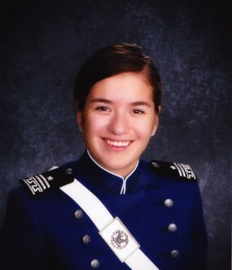 Cadet 1st Class Cinthya Elizondo-Gamez.