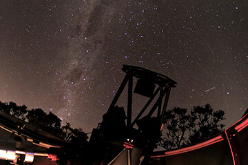 Observatory at night