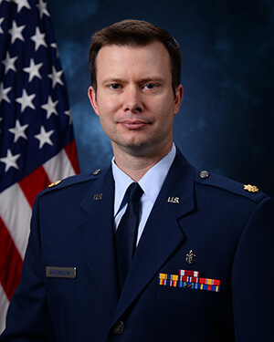 Official photo of Major Batchellor (DFC)