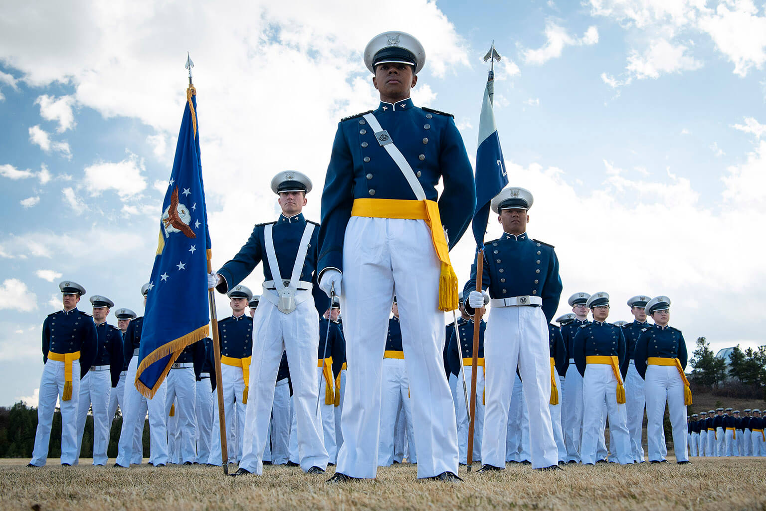 cadets in formation