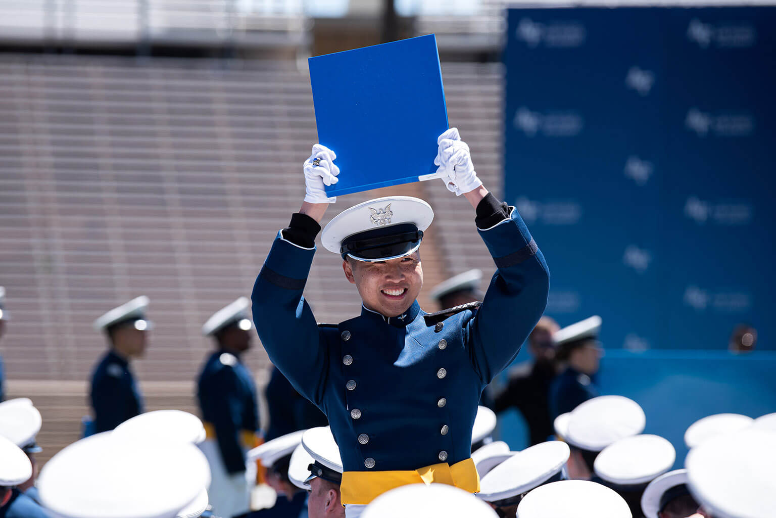 Cadet at graduation