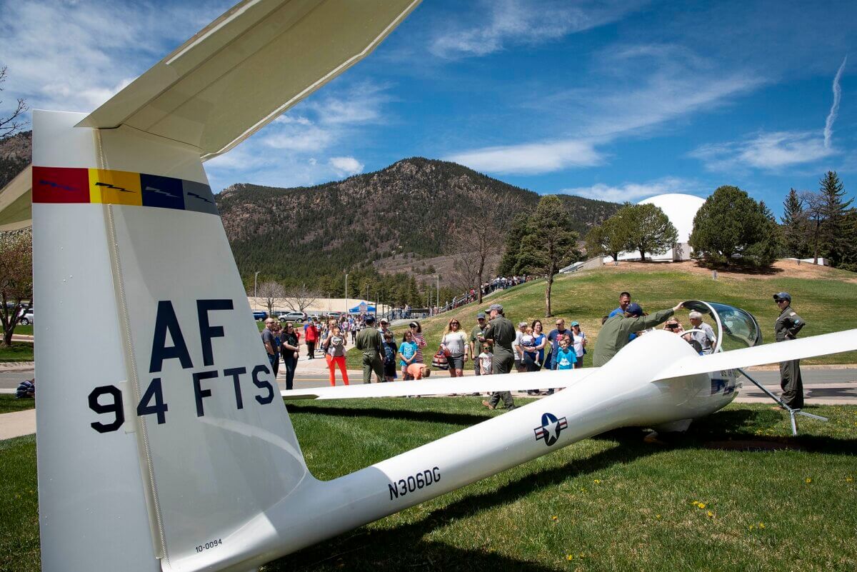 Planetarium Open House glider exhibit