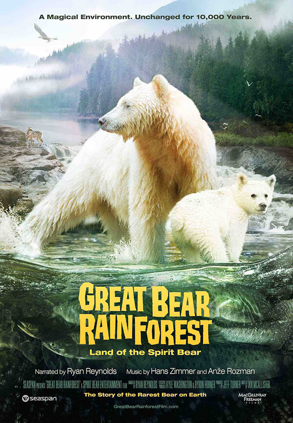 Ad for Great Bear Rainforest show at Planetarium