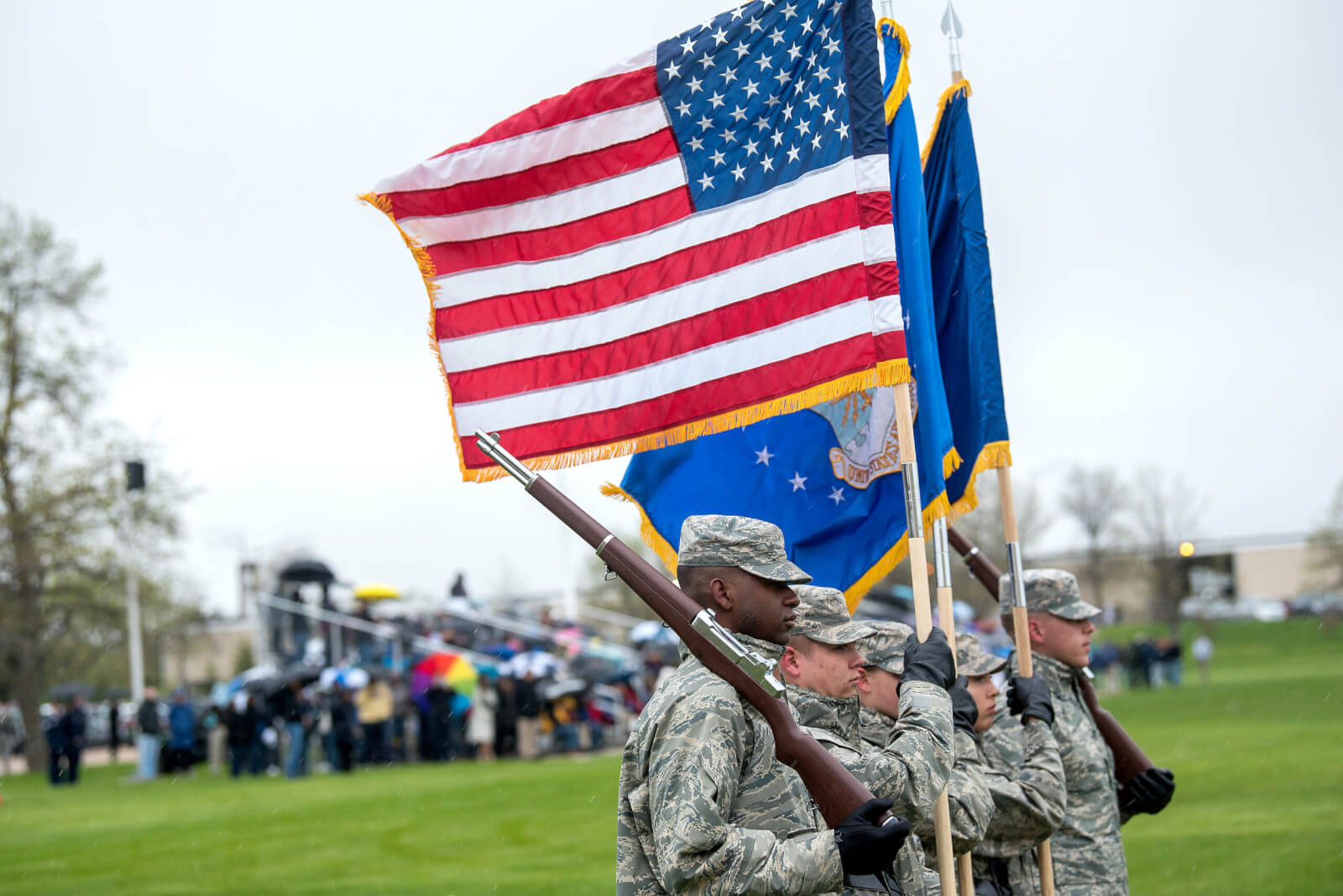 Marching prep school appointees cadets