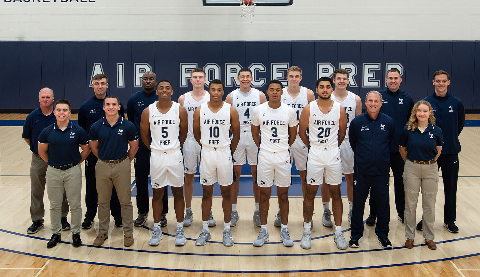 Men's Prep School Basketball team.