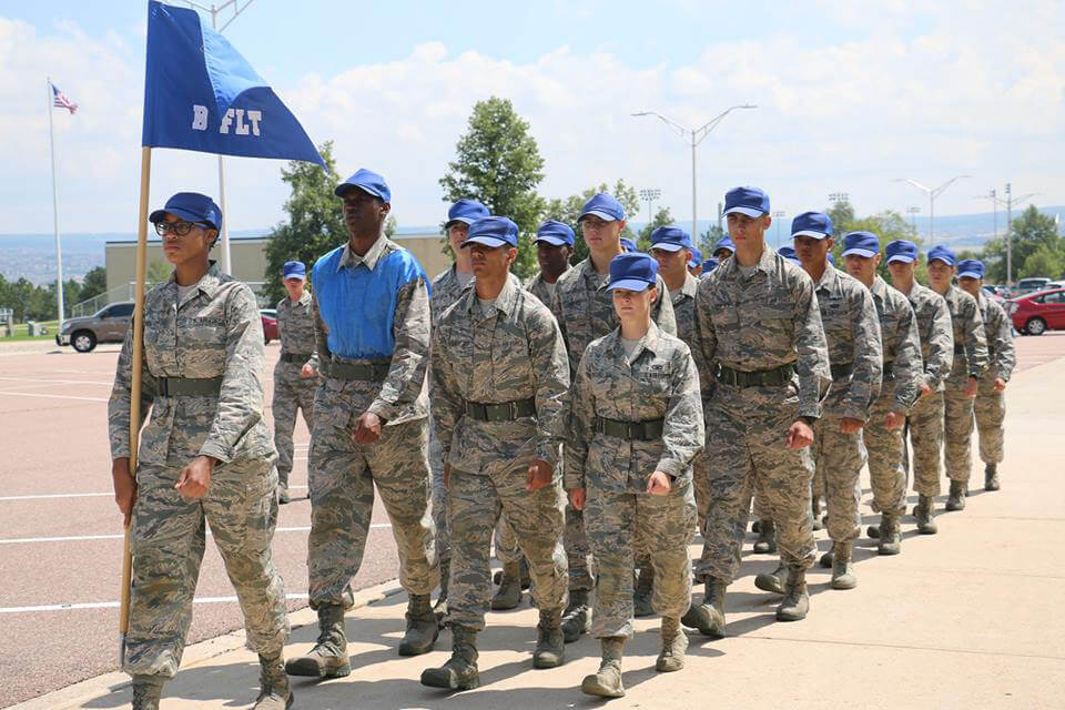 Cadets marching