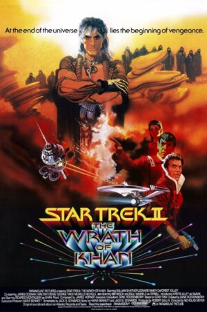 Movie Poster: Star Trek II - The Wrath of Khan.