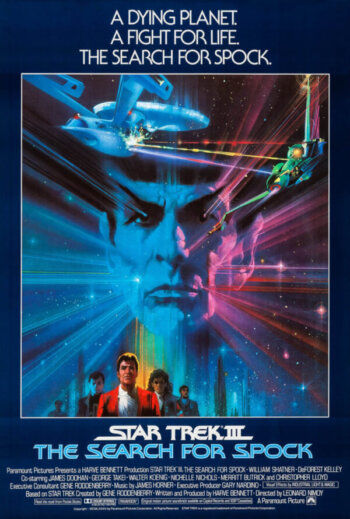 Movie Poster: Star Trek III - The Search for Spock.