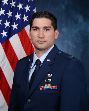 Official photo of Captain Sahagun
