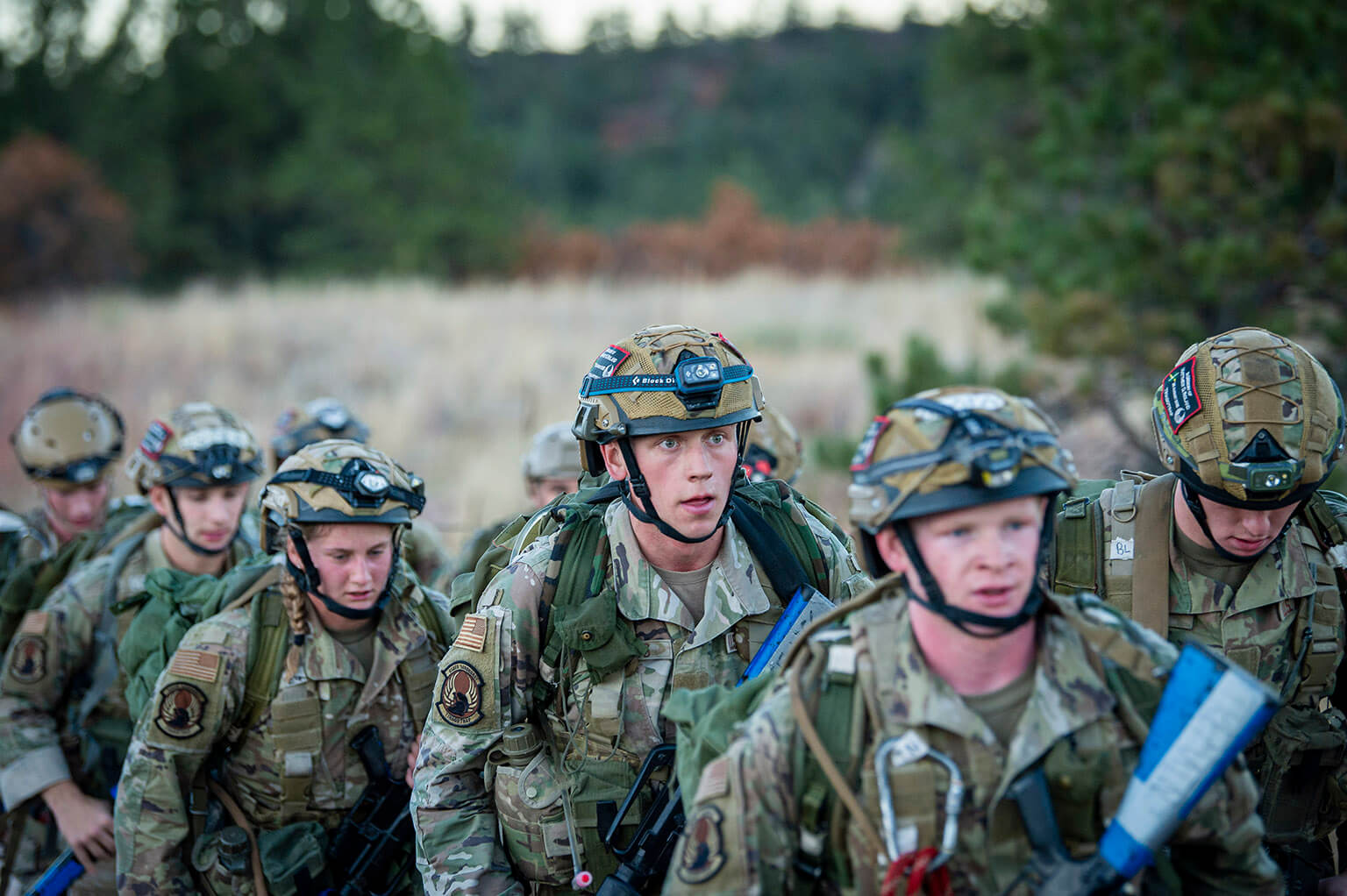 Sandhurst team in training