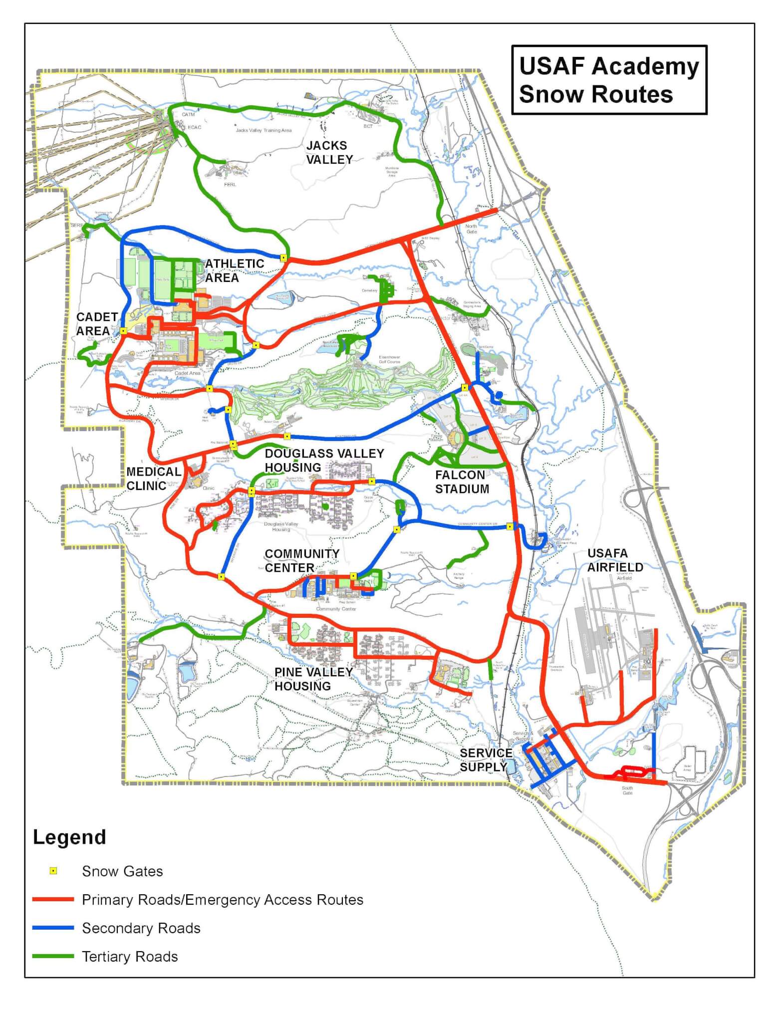 map of snow routes