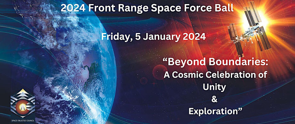 Front Range Space Force Ball advertisement