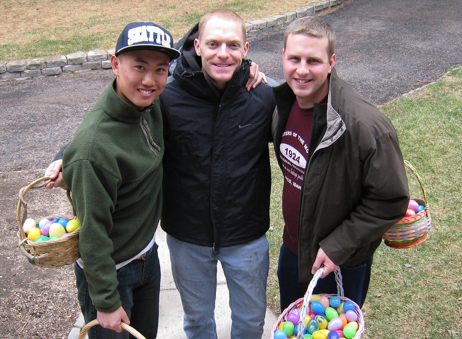 cadets at Easter egg hunt