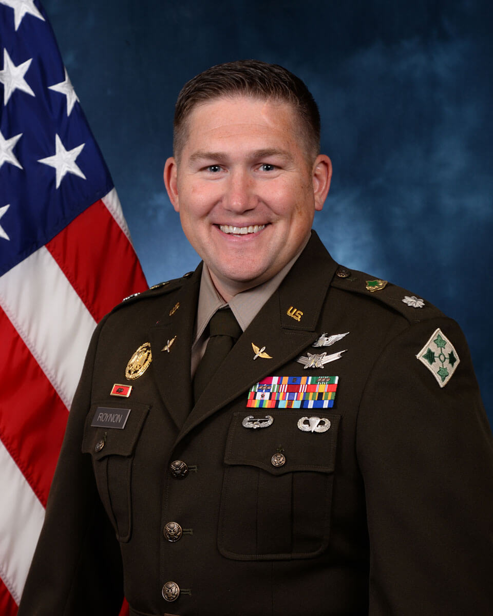 Lieutenant Colonel Taylor Roynon
