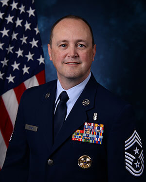 Official photo of Chief Master Sergeant Bryan Tuman