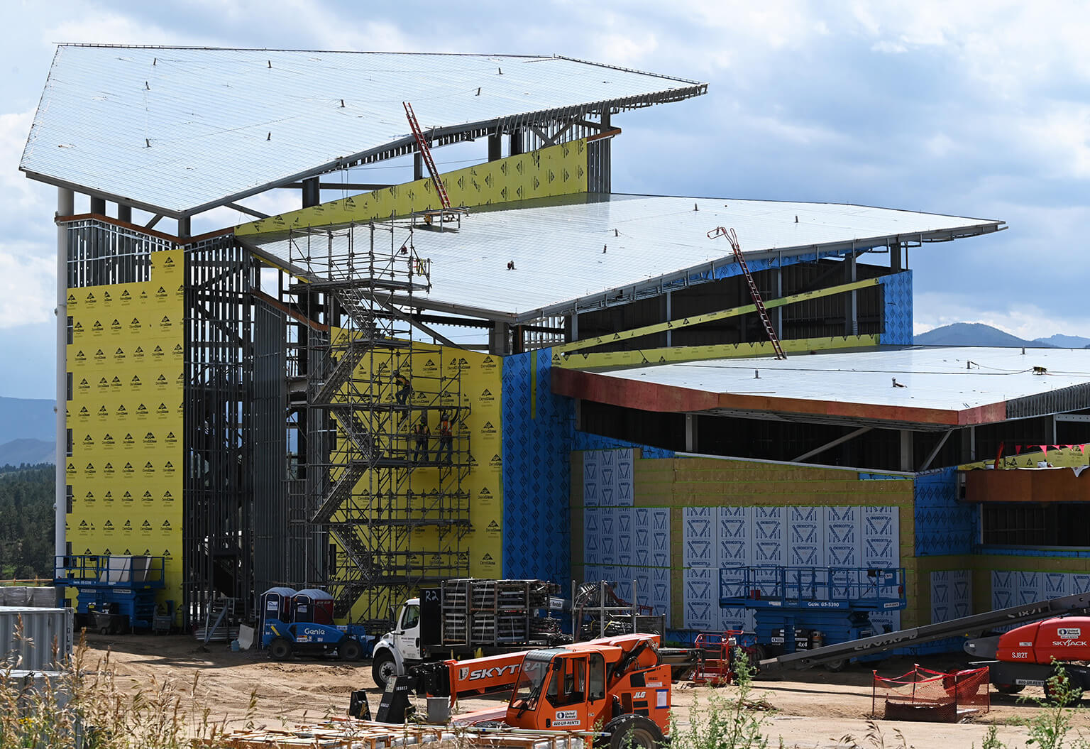 Visitor Center under construction