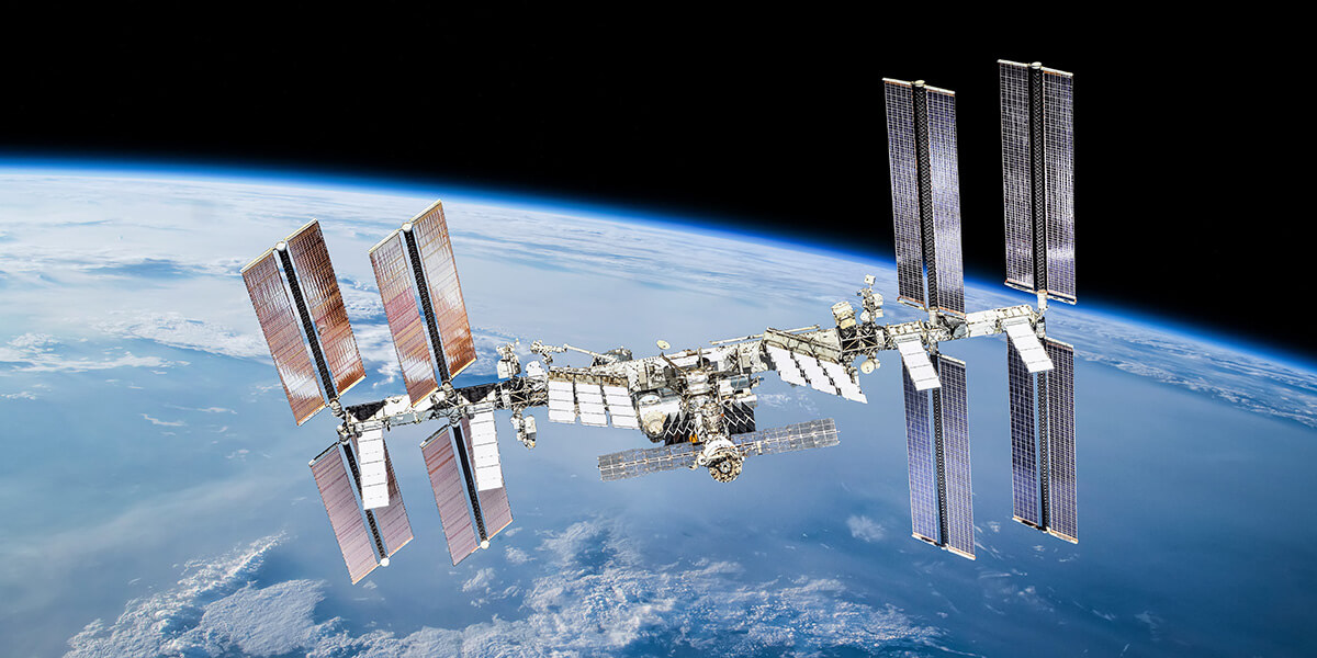 The International Space Station in orbit
