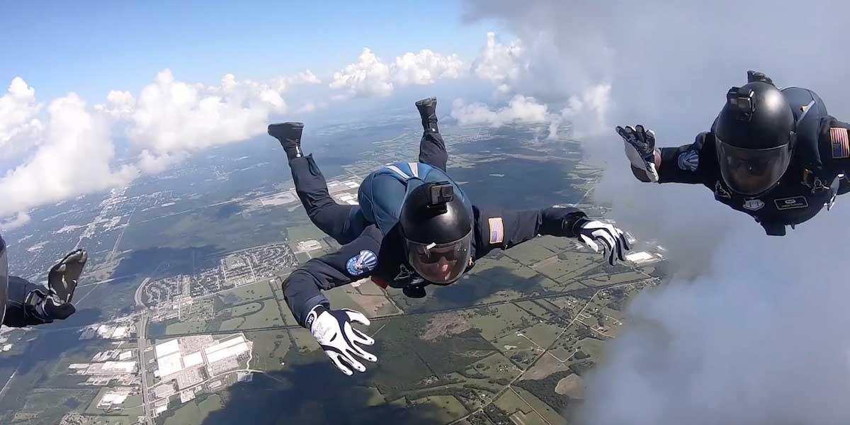 USAFA Wings of Blue - Free Falling
