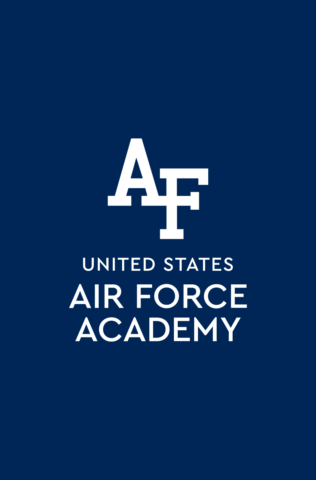 U.S. Air Force Academy logo on blue class color. U.S. Air Force Academy logo on blue class color.