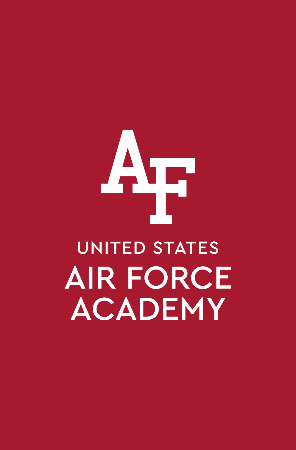 U.S. Air Force Academy logo on red class color.