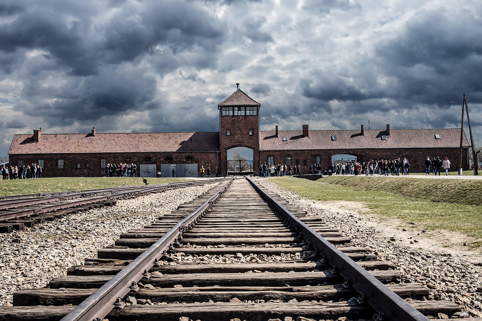 Auschwitz Birkenau Gate Rail Entrance